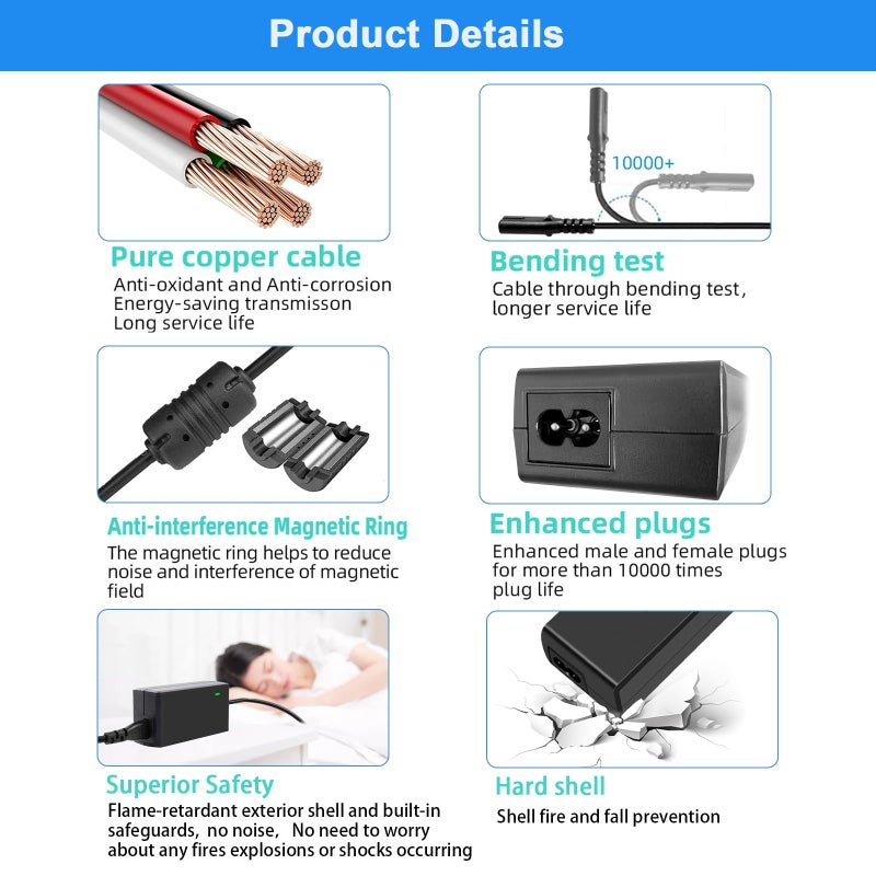 TKDY NP-FW50 ZV-E10 Dummy Battery and AC-PW20 Continuous Power Supply Adapter Kit Compatible for Sony Alpha ZVE10 A6400 A6000 A6100 A5100 A7 A7II Cameras. - Image 5